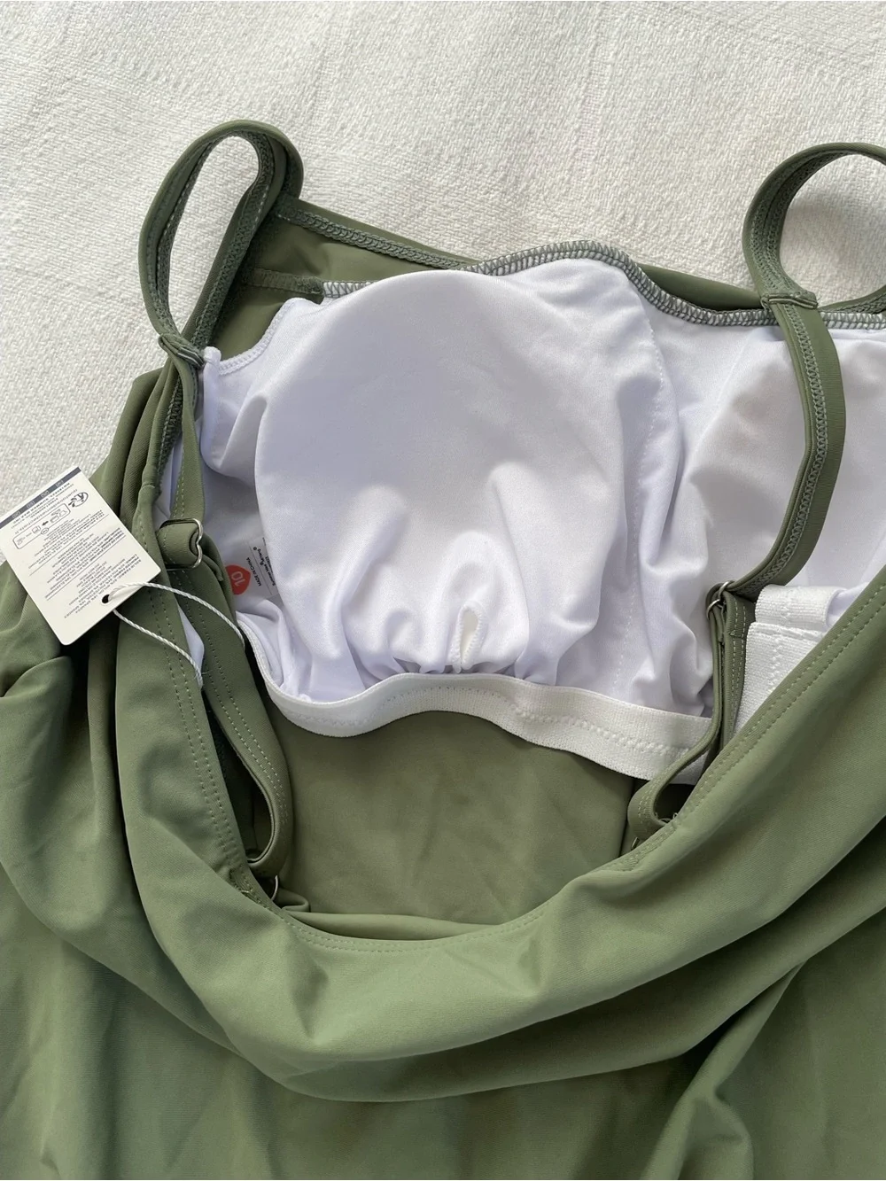 Summer Mae Women's Green Tankini Swim Top